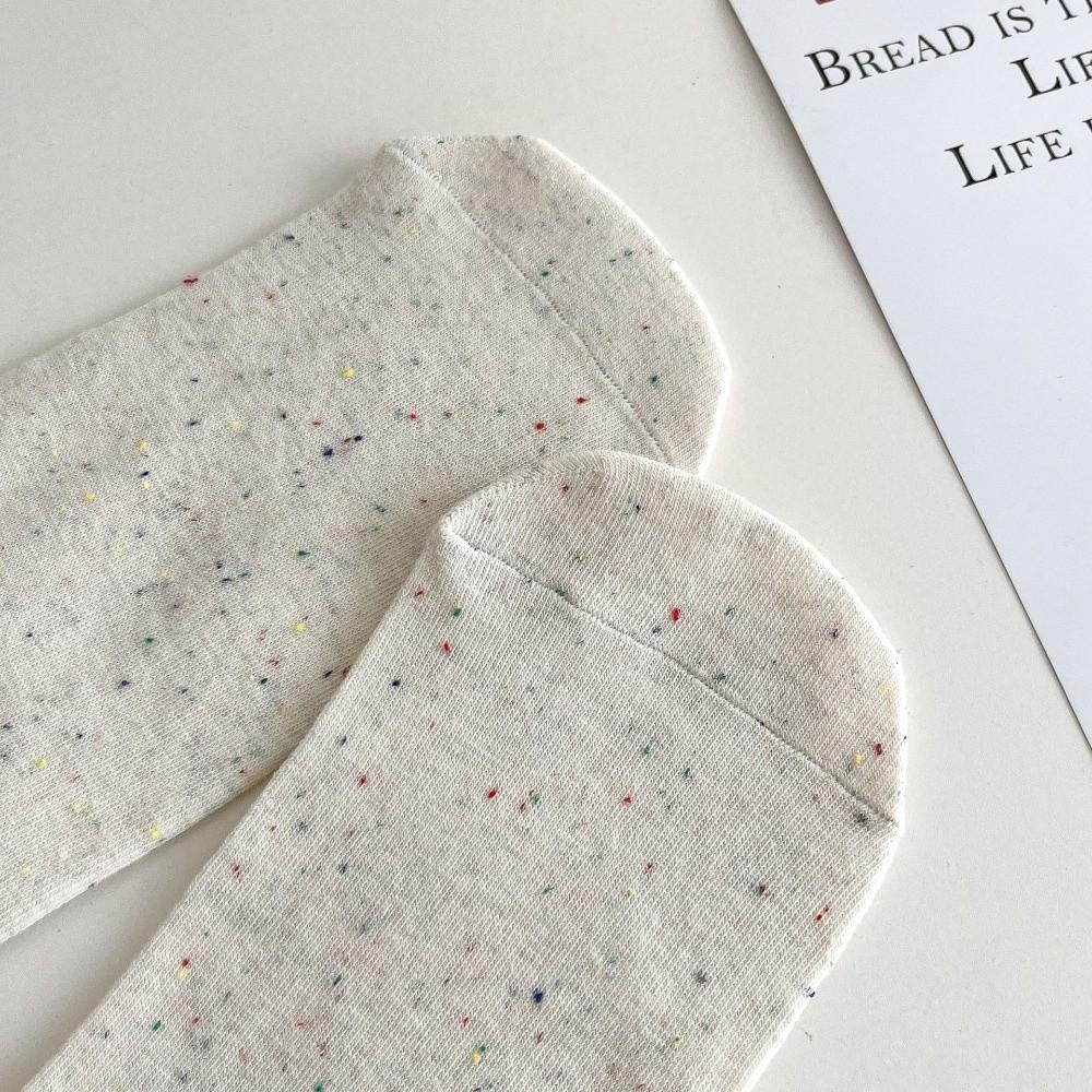 5 Pairs Mid-Calf Funny Expression Socks Soft 3D Eyes Sock Novelty Big Eyes Socks  Girls