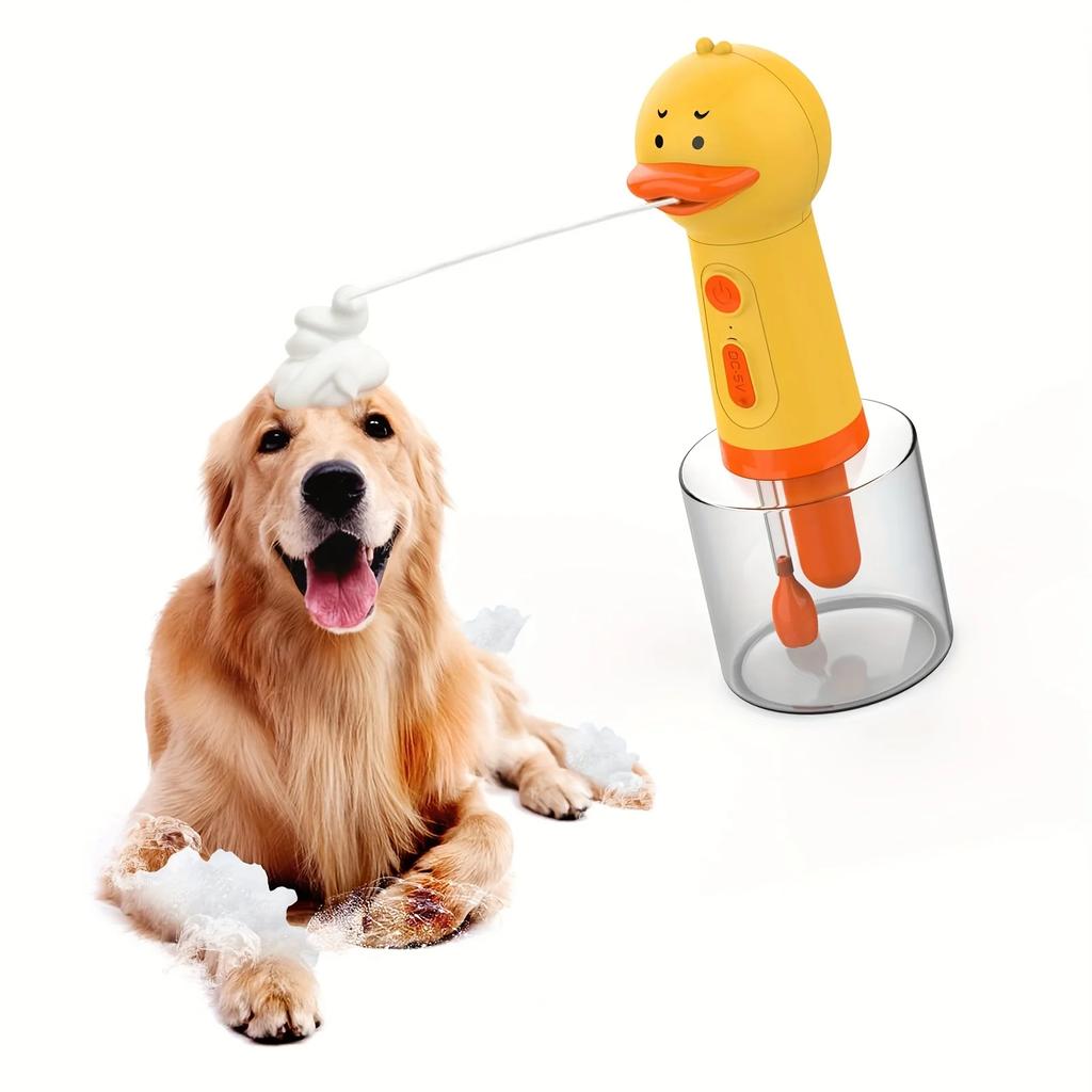 Spruzzatore Schiuma Elettrico per Toelettatura Cani - Pulisce a Fondo il Pelo del Cane, Materiale ABS, Ideale per Cani