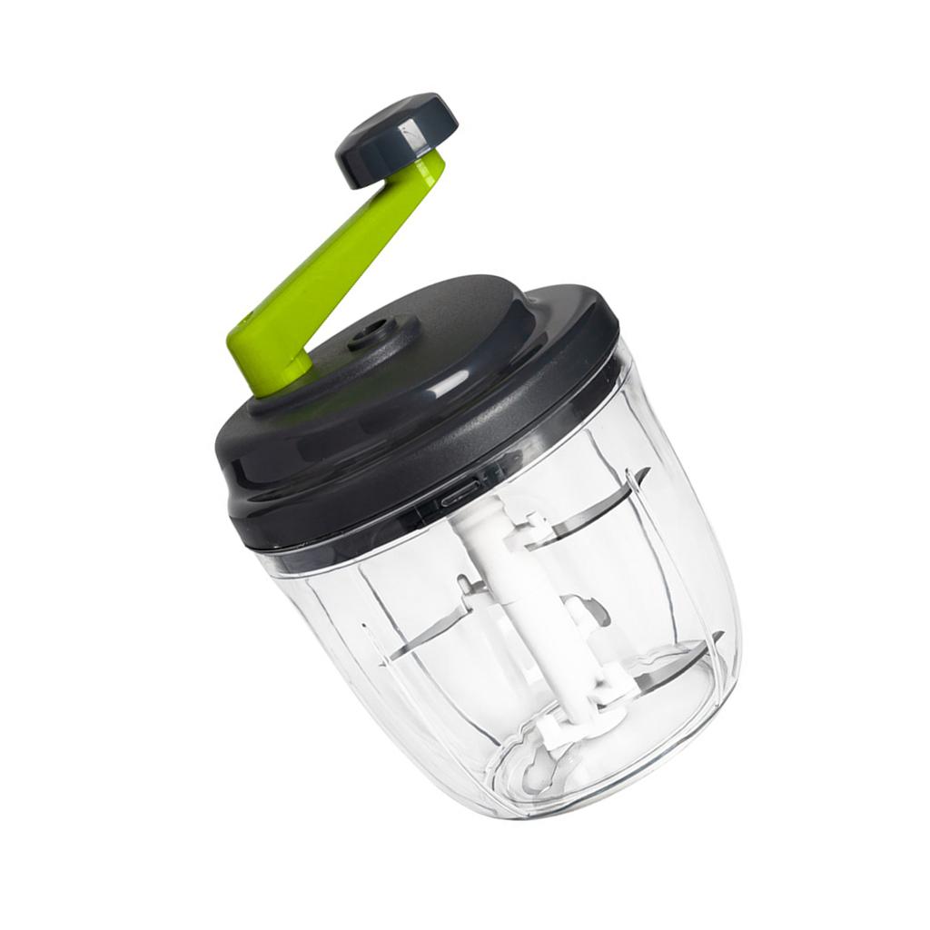Efficient Manual Vegetable Chopper Large Capacity Hand Crank Meat Mincer Ergonomic Kitchen Tool For Slicing Grinding