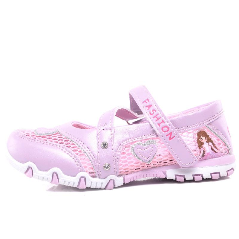 

Classmate Girls Mesh Summer Hollow Casual Mesh Shoes Girls Sandals Mesh Girls Shoes Velcro Classmate 37 рожевий