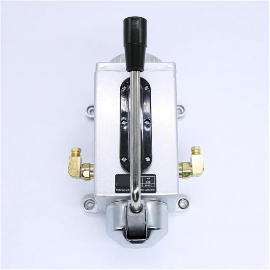 Double Outlet Port Oiler Lubricating Y-8 6mm Dia Outlet Handle Pumps Manual Lubricating Oil Pumps Hand Pull Pumps