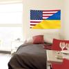 Flag Of Friendship Between The United States And Ukraine(  90x150cm )