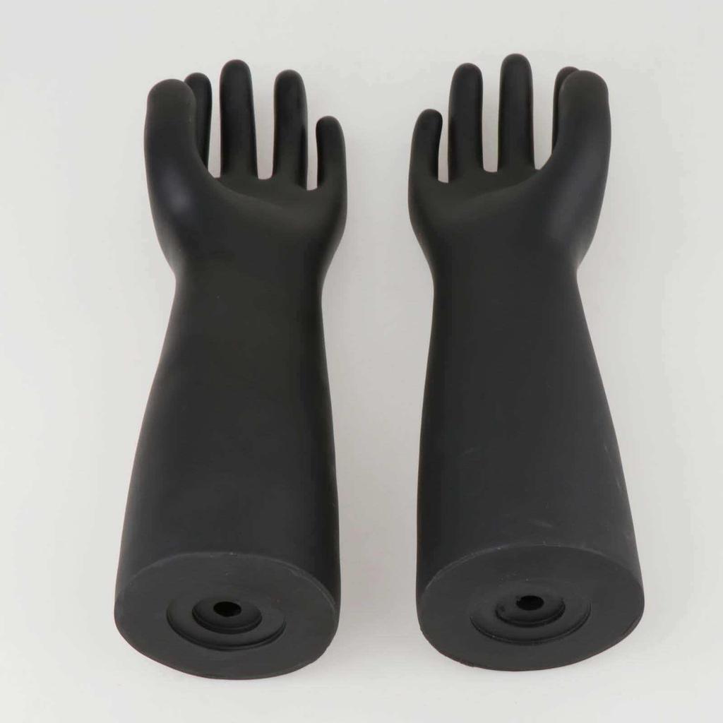 Stampo Mano Maschile Allargato Senza Cuciture - Modello Guanto in Plastica Ispessita (Paio)