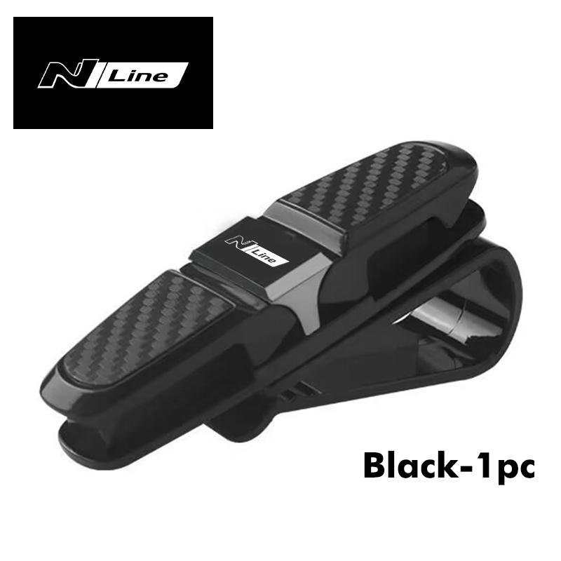 Universal Car Sunglasses Holder Sun Visor Clip Glasses Mount For Hyundai N Line Tiburon Coupe Tuscani I30 I20 IX35 I40 Sonata HH51