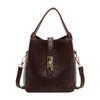 Popular Small Bag Women's Autumn New Retro Simple Bucket Bag Fashion Casual Shoulder Messenger Bag