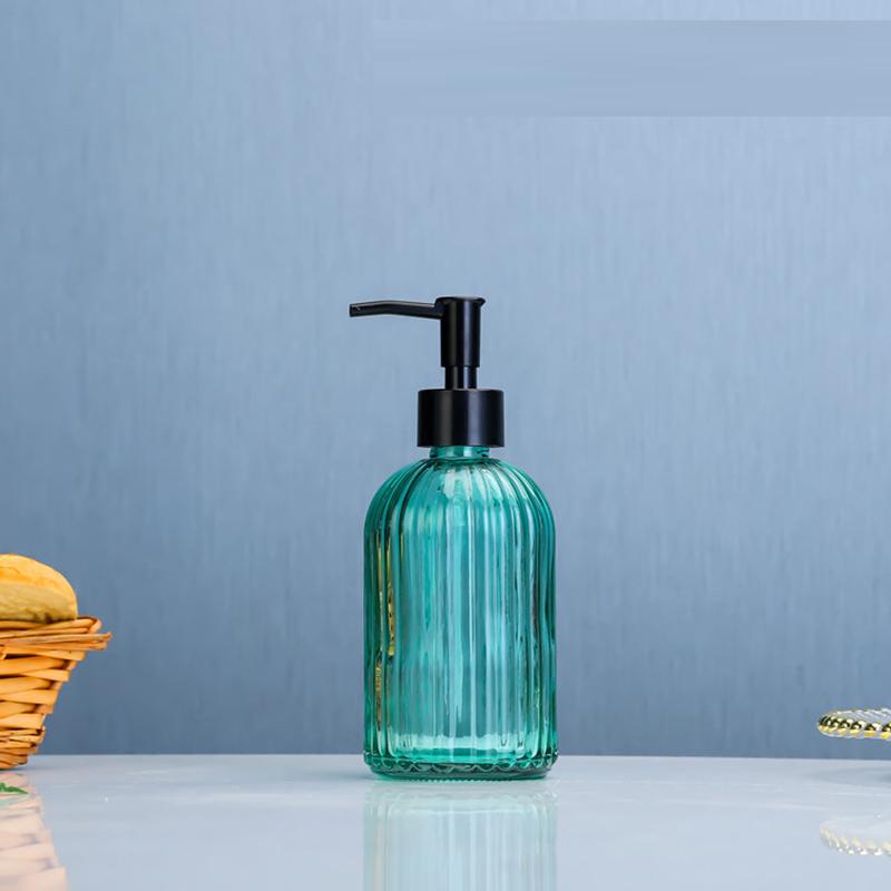 400ML Irregular Ceramic Lotion Bottle Press Hand Sanitizer Dispenser Bottle Shampoo Shower Gel Soap Dispenser Split Bottle