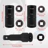 Set of 3 Double Head Impact Wrench Nuts Set 18.5/19.5/20.5/21.5 mm with 1/2 Inch Extension and Double Head Socket