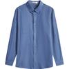 K-Boxing Men's 100% Cotton Long-Sleeve Button-Down Shirt FCCT3595