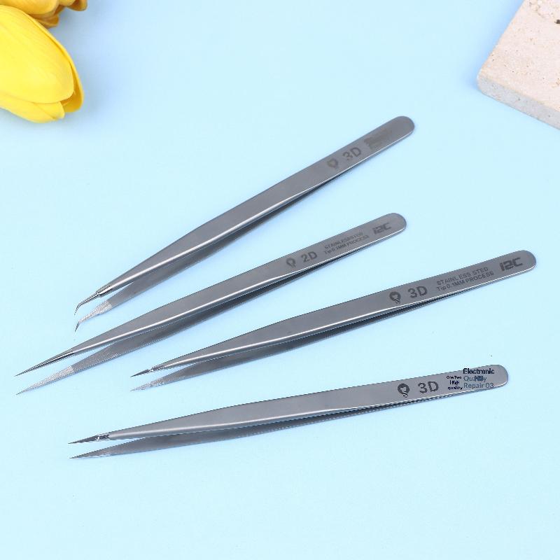 I2C NS(01-04) Super Alloy Tweezers Phone Circuit Repair Hand Tool Non-magnetic Stainless Steel Flying Wire Forceps
