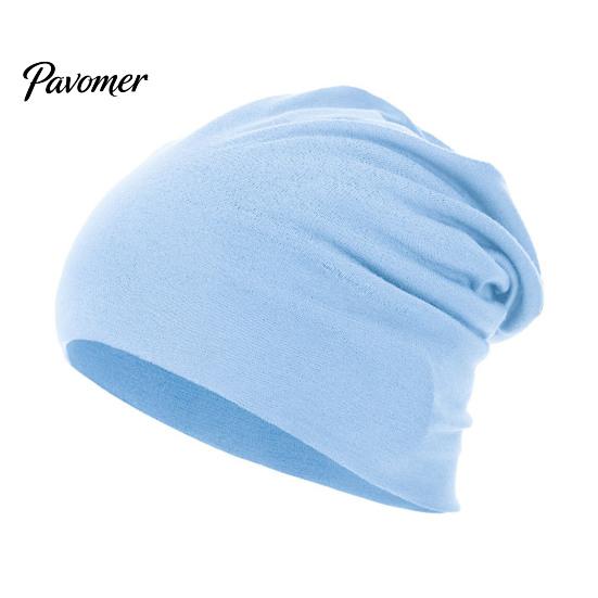 Breathable Fabric Sun Protection Hat Slouchy Hip-Hop Hat, Solid Color Soft Chemo Headwear, Temperature Locking Winter Lightweight Cancer Cap for Women