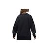 Jordan Cardigan largo ampio con logo solido da donna maglione Nero FN5363-045