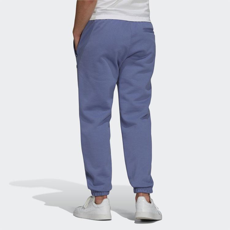 adidas Originals Trefoil Logo Solid Joggers With Cuffs Men Bottoms Violet H62545