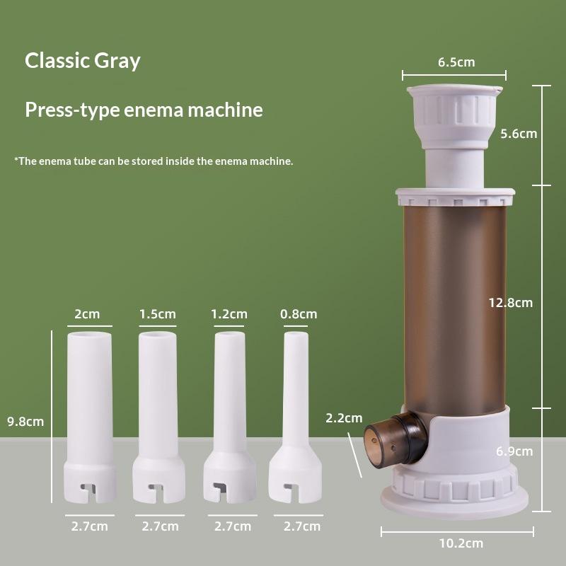 

Manual Push-Type Sausage Stuffer Small Sausage Maker Tool for Home Use, Compact Salami & Meat Filling Press сірий колір