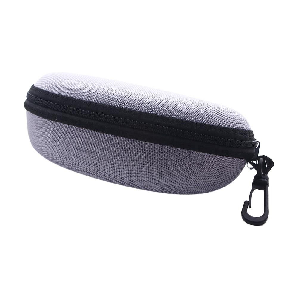 Eyewear Storage Box Zipper Box Eyeglasses Protector Case with Hook Sunglasses Bag Eye Glasses Box Shell Clam Pouch Hard Case