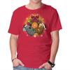 Unisex Crew Neck T-Shirt Lazy Christmas Graphic Short Sleeve Casual Tee