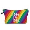 Women Heart Print Cosmetic Bag Toiletries Organize Travel Storage Case  6424