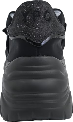 Plateau-Sneaker mit Schleife