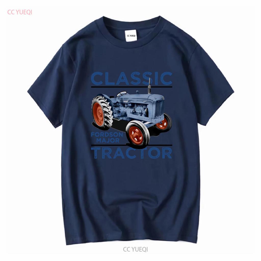 Classic Tractors Fordson Major Inspired Retro T Shirt vintage Washed Casual designer clothes homme Comfortable Breathable