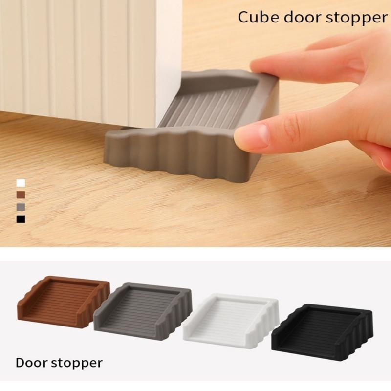 Durability Door Stoppers Quick Installation Door Stoppers For Tile Wood Carpet Surfaces Home Safety Essential