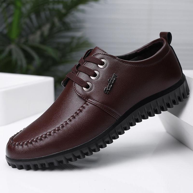 

Брендовые мужские кожаные деловые туфли, мужские офисные туфли на плоской подошве, дышащие туфли-оксфорды для вечеринок, свадьбы, юбилея 40 коричневый