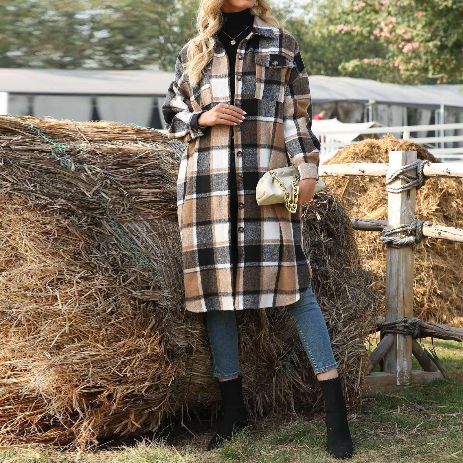 

Women s /winter Lamb Cardigan Hooded Zipper Fleece Casual Coat S хакі