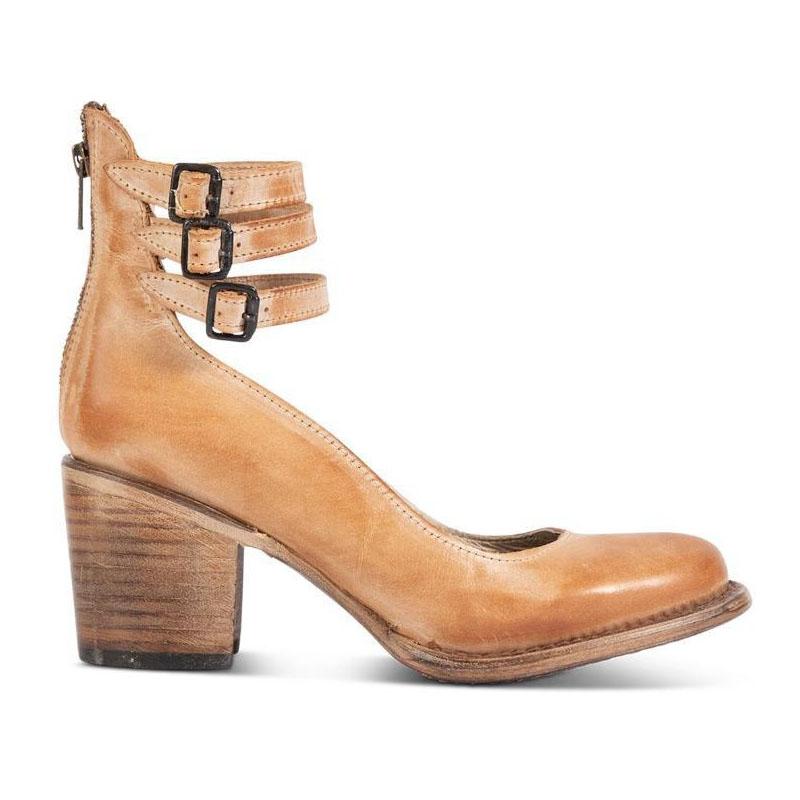 New personality zipper made old style women's single shoes fashion thick with high heel belt buckle short boots  34-43