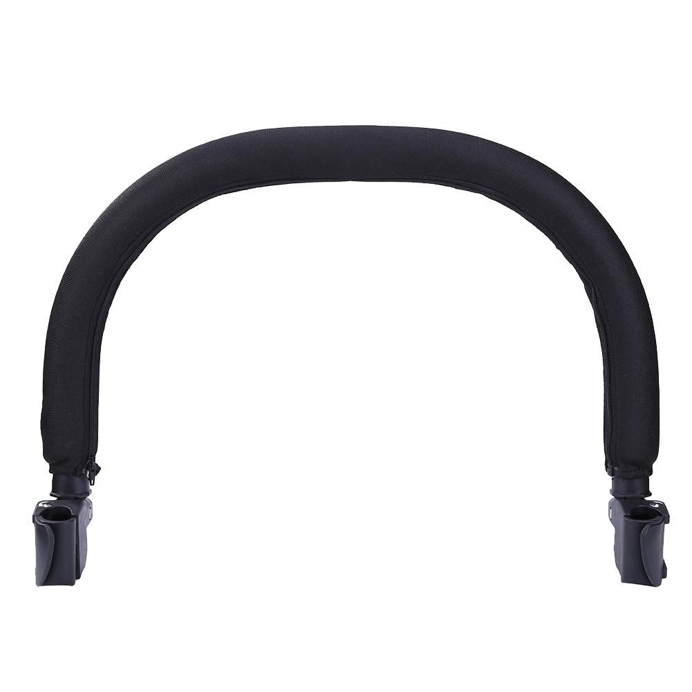 

Pushchair Handlebar Armrest Bumper Bar Baby Stroller Pram Armrest Handrail for Baby Stroller Replacement Supplies чорний