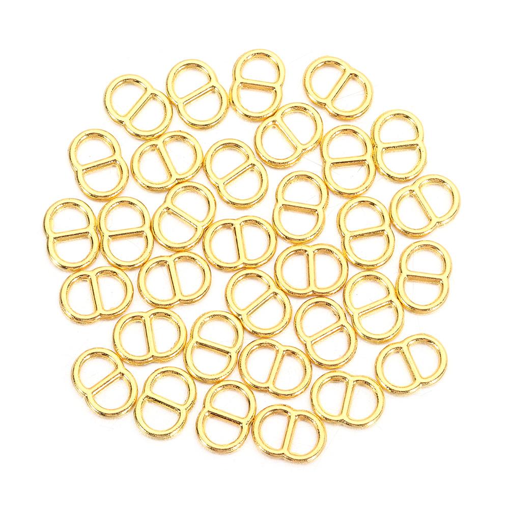 50pcs High Quality Newest Tri-glide Belt Buckle Mini DIY Bags Buckles 4mm Small Strap Buckles Buttons Shoes Accessories