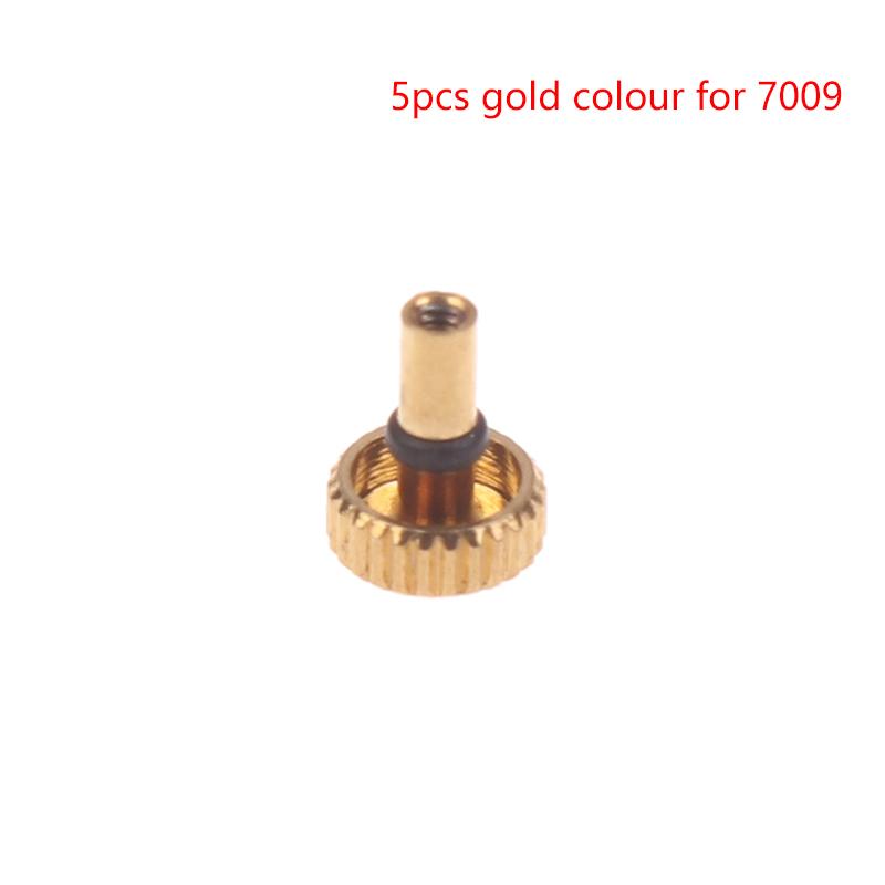 1/5Pcs 7009 8200 Watch Crown Head Ccrown Stainless Steel Watch Head Handle For 46941 46943 Movement Thick Tube Watch Accessories
