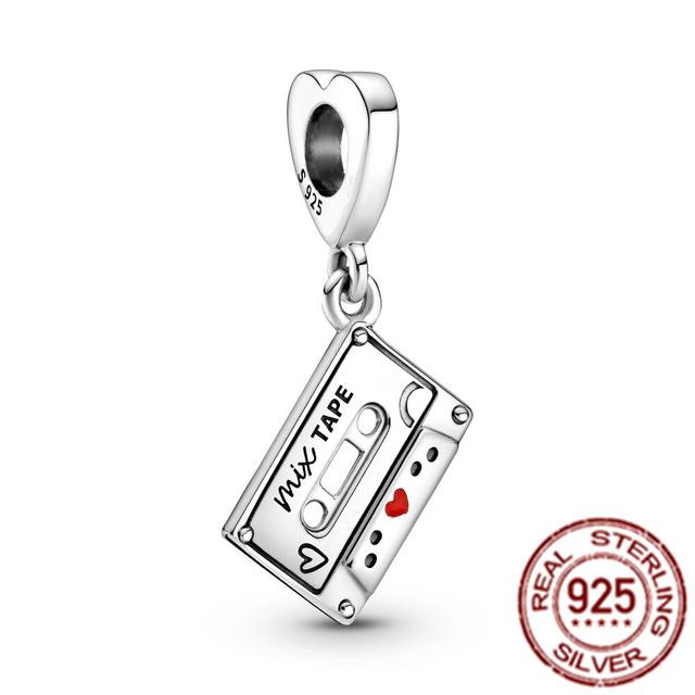 Fit Original Fasion Bracelet Bangle 925 Sterling Silver Balloon Beach &Parrot Dangle Charm Bead Diy Jewelry For Women Gift