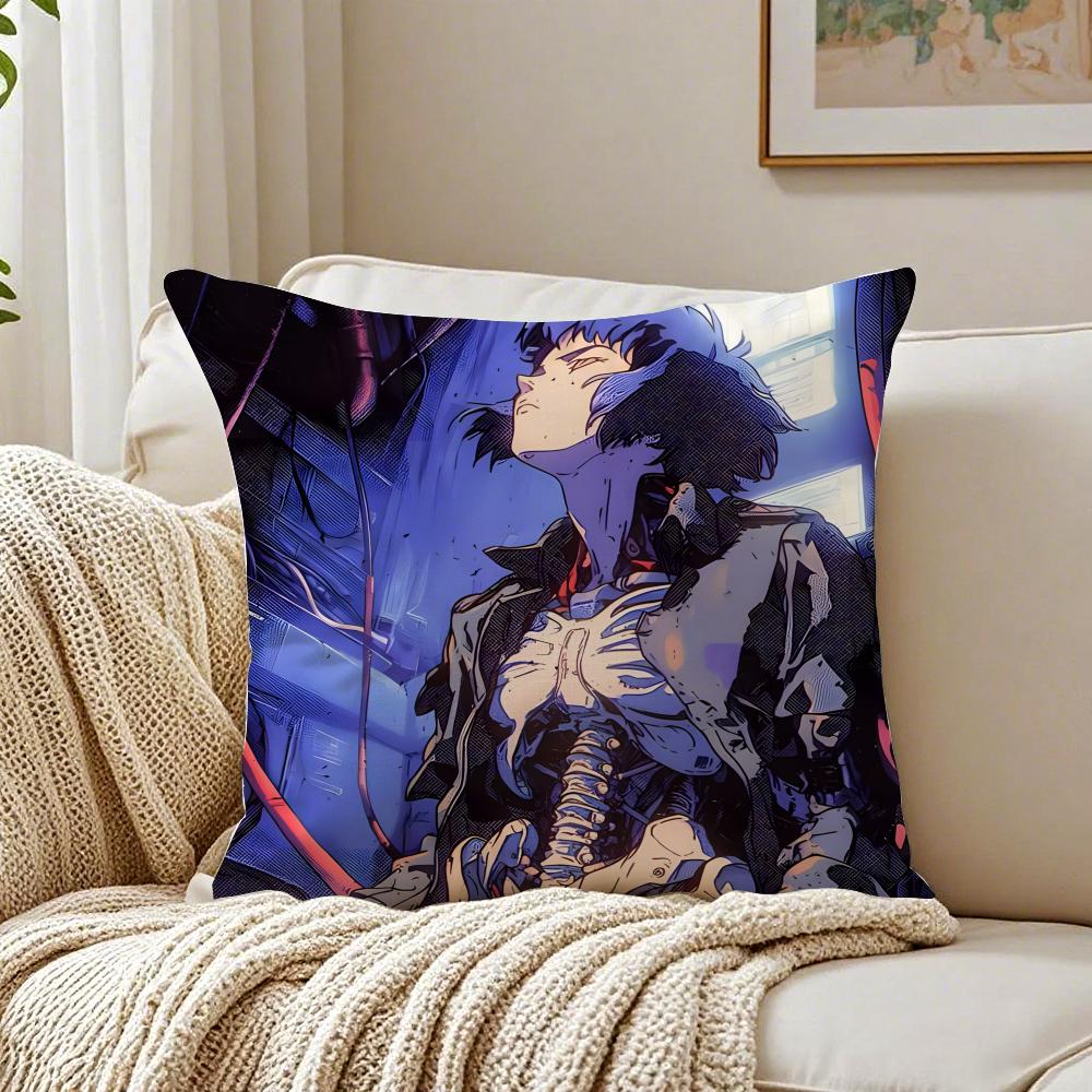 anime scifi GGhost IIn The SShell Cushion Cover Pillowcase Antidustmite living Room Sofa Decor Cushion Room