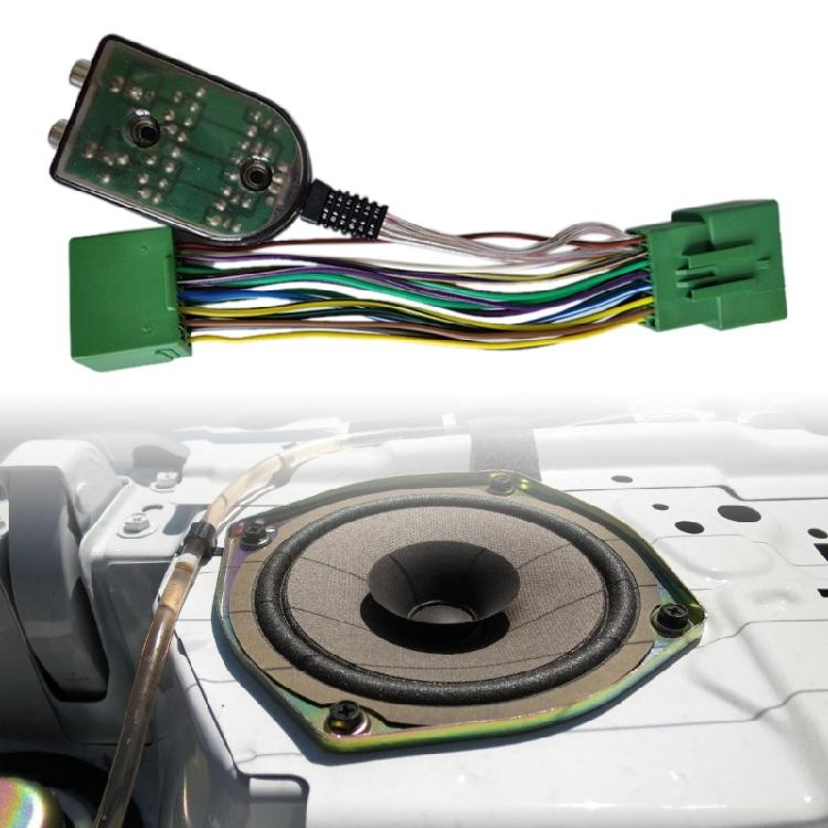 Car Radio Systems Added Amp Adapter Harness High Levels Speakers Signal To Low Levels Adapter Subwoofer Converter