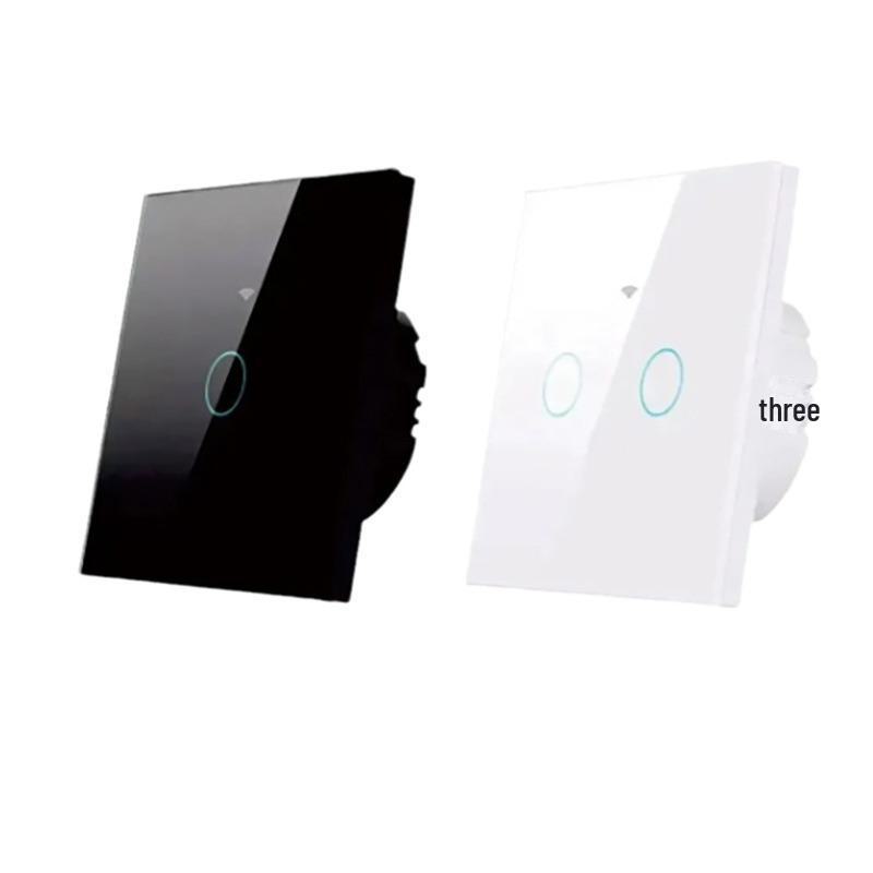 Comutator inteligent WiFi Touch Tuya, compatibil Alexa și Google Home, telecomandă 433RF, 1/2/3 direcții