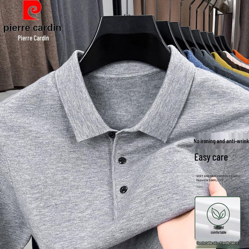 Pierre Cardin Men s Solid Knit Polo T-Shirt 175/XL
