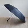 Komiya Shoten Large Automatic Opening and Closing 65cm Folding Umbrella for Men Durable Fiberglass Super Water Repellent Teflon Safety Pinstripe