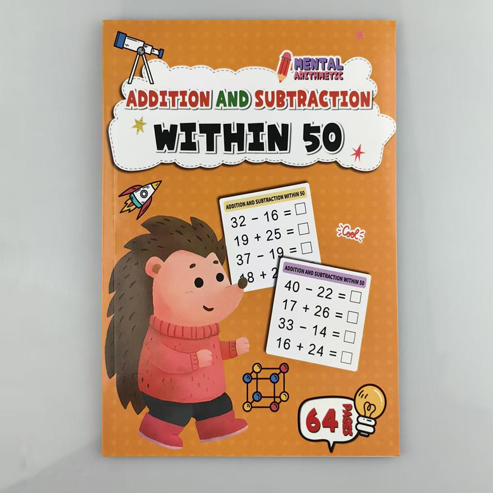 Mathematics Enhancement Aids Addition and Subtraction from 10 to 100 Daily Math Exercise Book ideal for Children Enhance Calculation Abilities