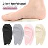 2-in-1 EVA Toe Plug Forefoot Half Size Insole Sole Sole Non-slip High Heels Casual Shoes Size Adjustment Forefoot Pad
