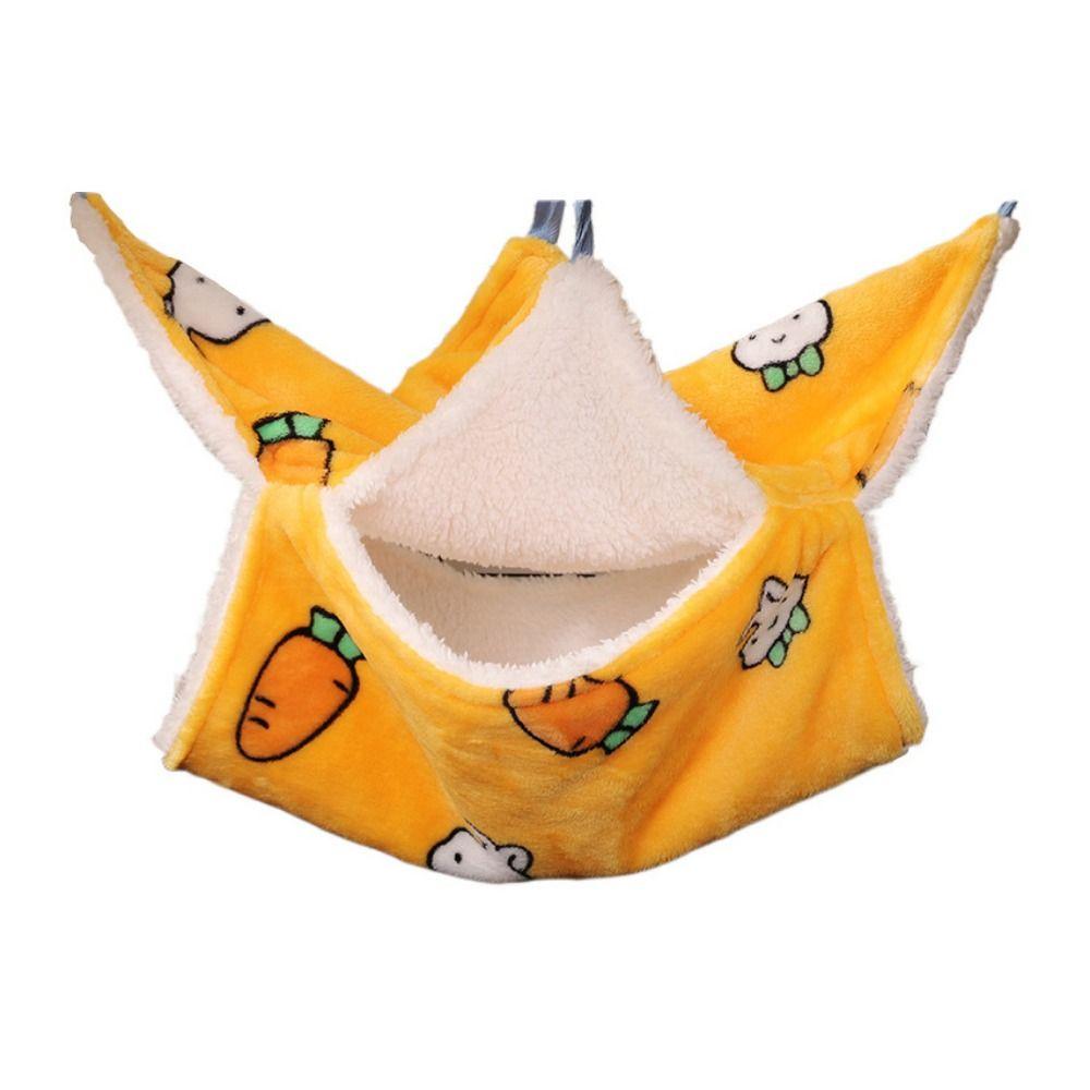 Flannel Winter Hamster Hammock Comfortable Hamster Hanging Cage  Pet Cage