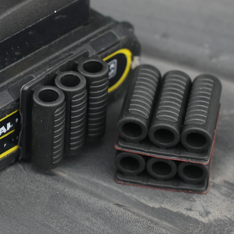 1/10pcs 3Holes Drill Add-on Quick Change Bits Holders Black Batch Head Storage Strip Most Portable Clip Power Tool Accessories