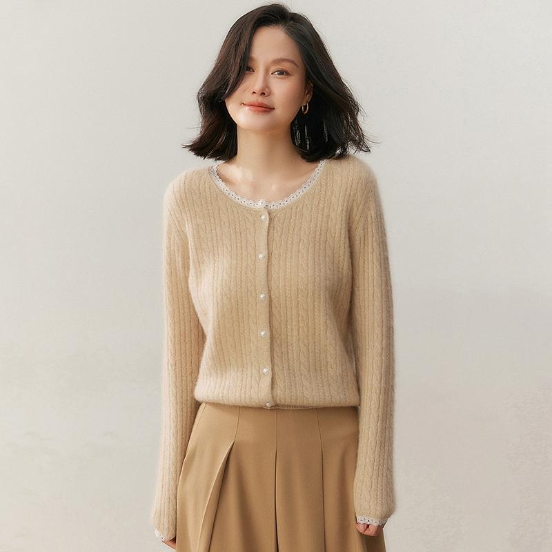 Qinghe 100% Pure Cashmere Women's Sweater - Ultra Soft Luxury Winter Pullover