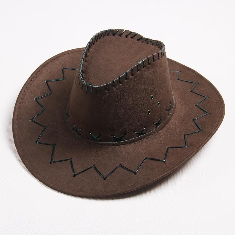 Fashionable Vintage Cowboy Hat For Beach Vacation Sun Protection In Summer Adult Unisex M Size