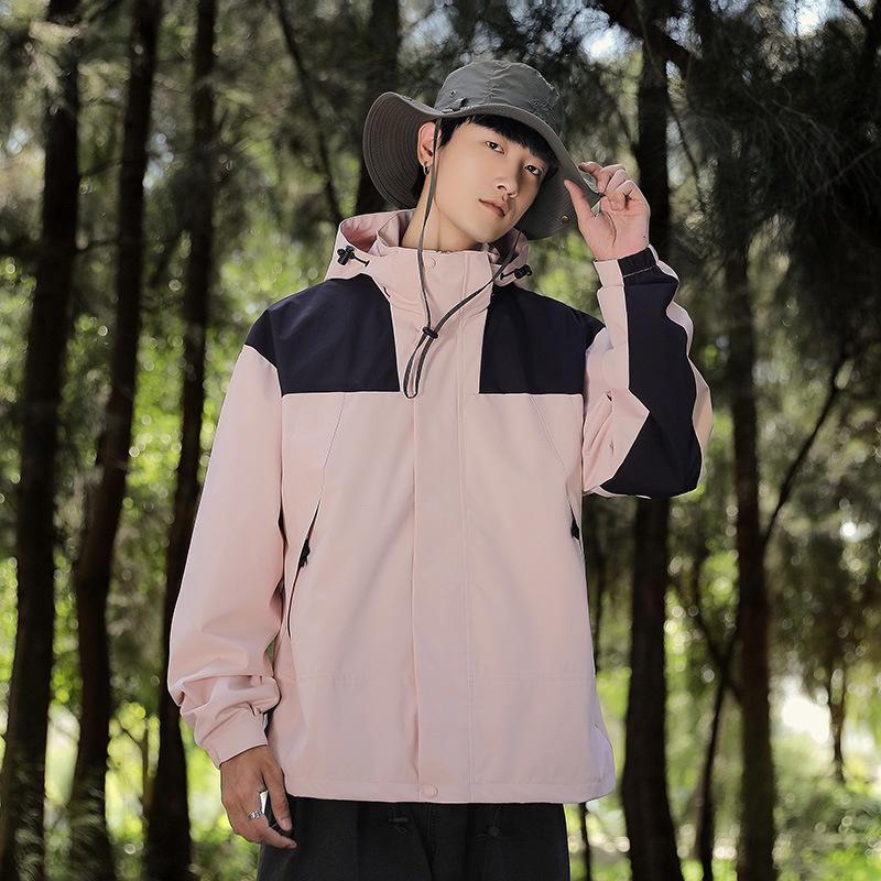 Outdoor Jacket Men's Spring and Autumn Trendy Brand Loose Mountaineering Suit Japanese Retro Couple Jacket