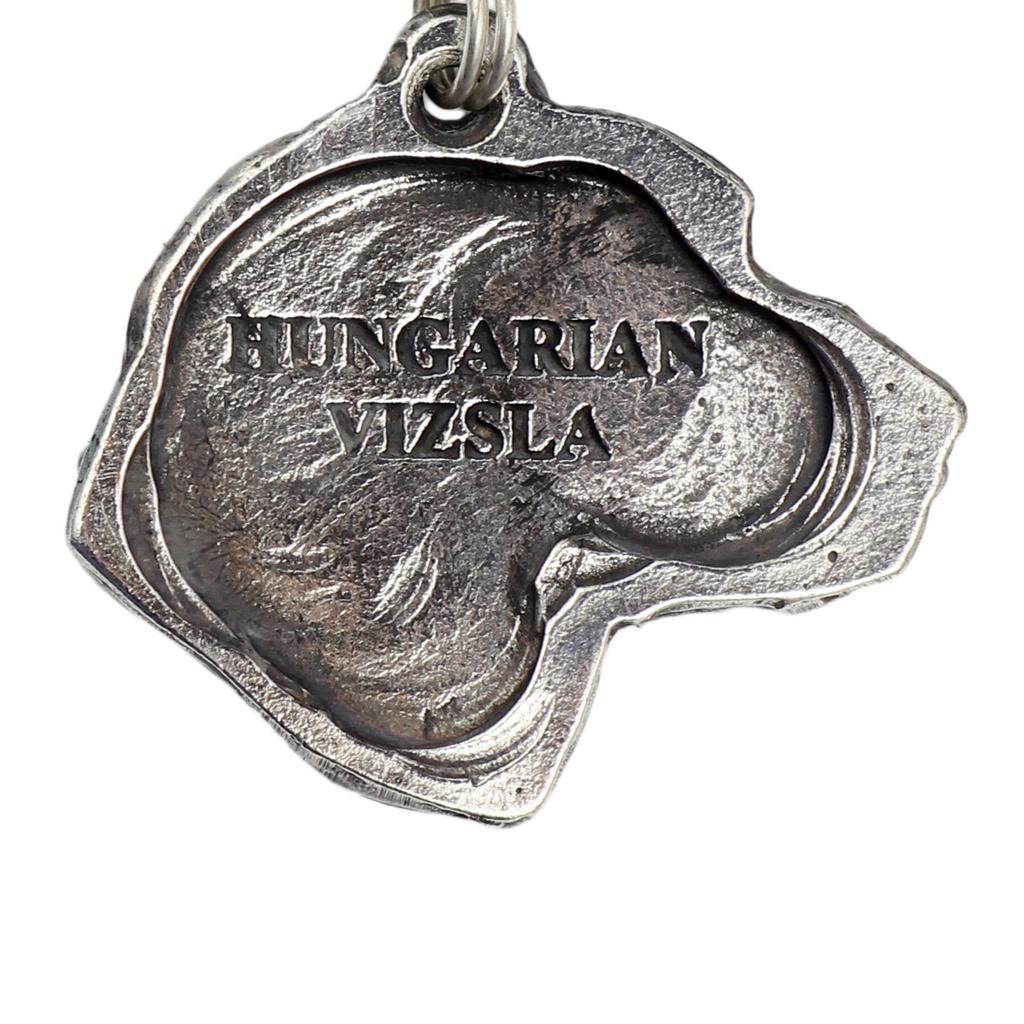 Vizsla, Hungarian Short-haired Pointer I - Necklace with Dog, Silver-plated Pendant for Dog Fan, Unique Jewelry by Art-Dog Brand