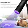 365/395nm Mini LED Flashlight Ultraviolet UV Portability Lamp Urine Stains Detector Light