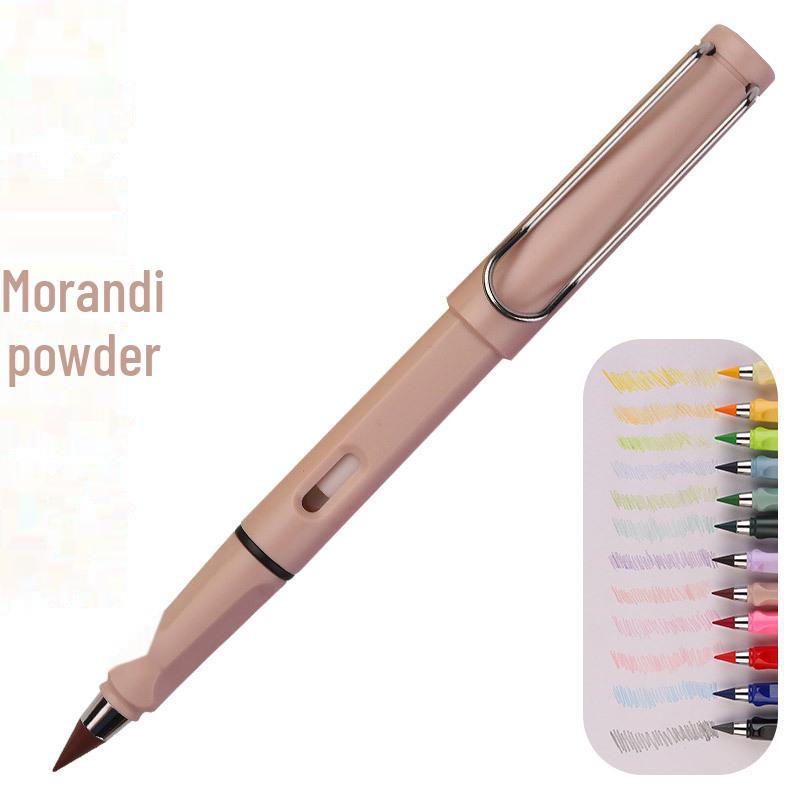 12-Color Erasable Eternal Pencils for Children - No Sharpening Needed, Ideal for Students and Drawing.