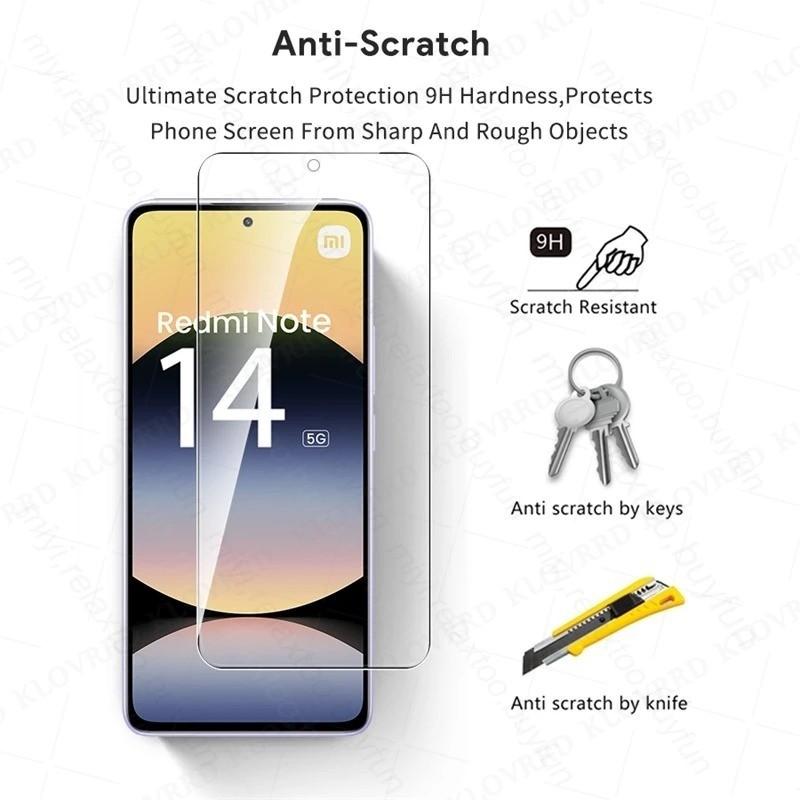 For Xiaomi Redmi Note14 13 12 11 10 9 8 Pro 15C 14C 13C A5 A3 12s 11S 9s 10s 12C 10 2022 10C 10A 9A 9C5G 9D Protective Tempered Glass Screen Protector
