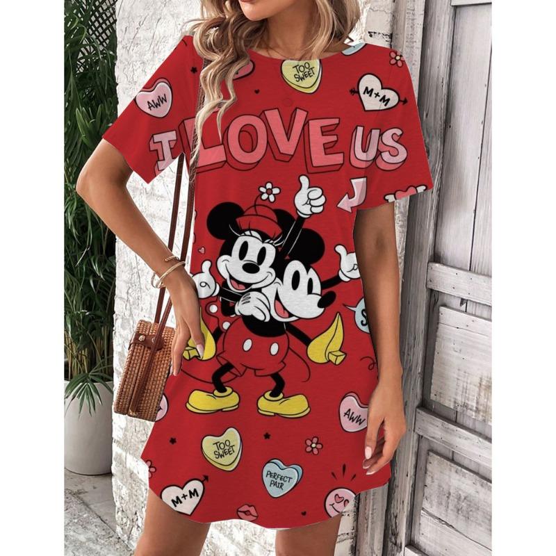 2025 Summer Animal Printed Dress Women's Short Sleeved Beach Sunwear Elegant Casual Party Dress