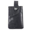 Great Pass Case The Way I Walk Black Leather Mens Used
