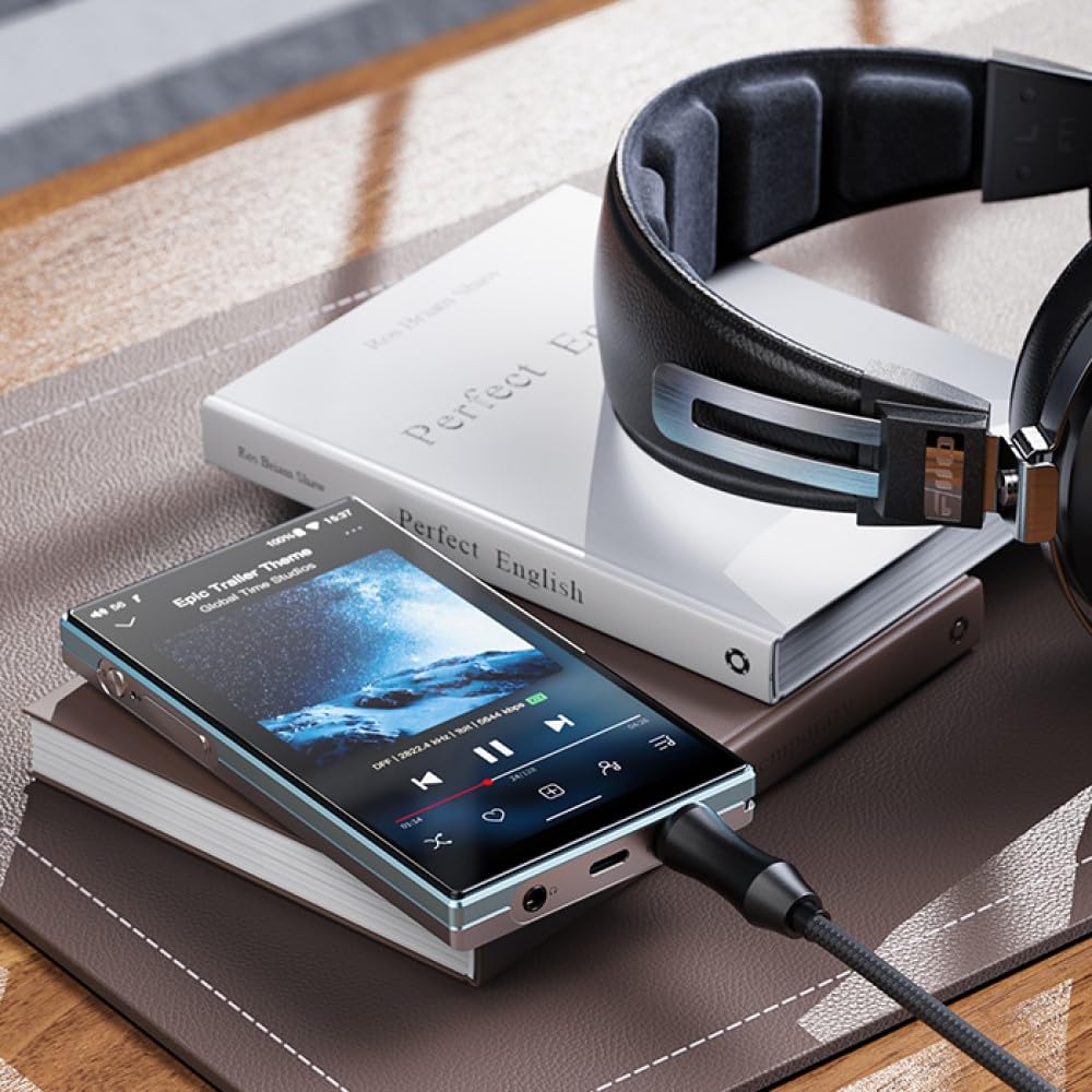 FIIO JM21 Black FIO-JM21-B [Ships from an Authorized Japanese Retailer, Includes Serial Number] Digital Audio Player DAP CS43198 DAC Slim Body