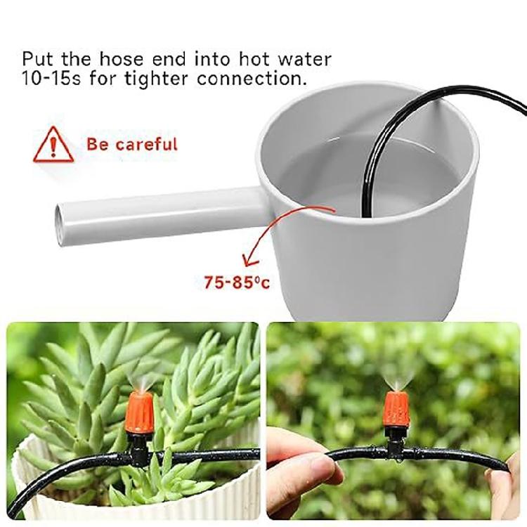Energy Saving Summer Proof Outdoor Irrigation System With Multiple Directional Watering Coverage For Flowers Grass And Shrubs